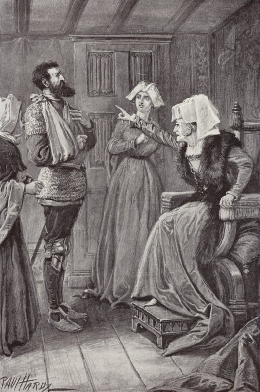 Illustration for The Cloister and The Hearth by Charles Reade by Paul (after) Hardy