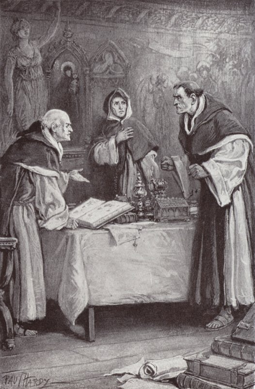 Illustration for The Cloister and The Hearth by Charles Reade by Paul (after) Hardy