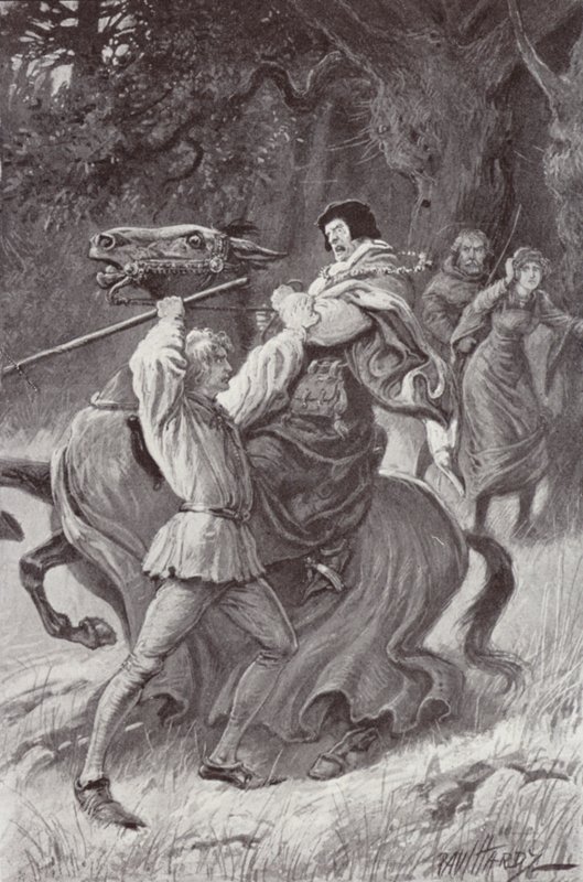 Illustration for The Cloister and The Hearth by Charles Reade by Paul (after) Hardy