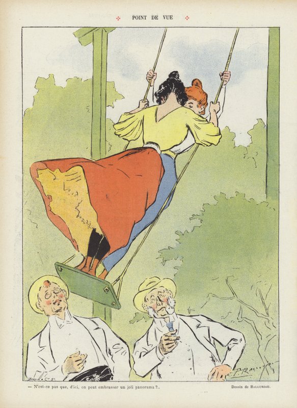 Illustration for Le Rire by Paul Balluriau