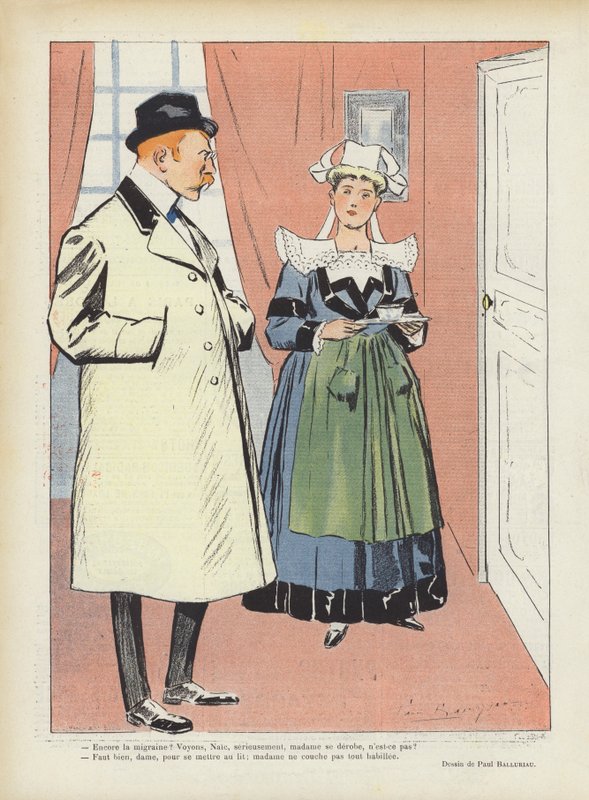 Illustration for Le Rire by Paul Balluriau