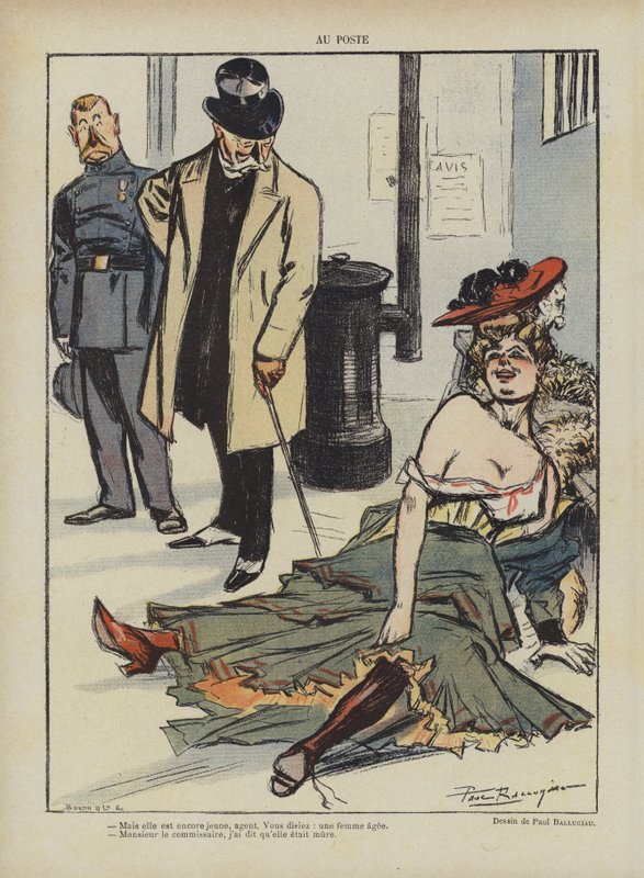 Illustration for Le Rire by Paul Balluriau