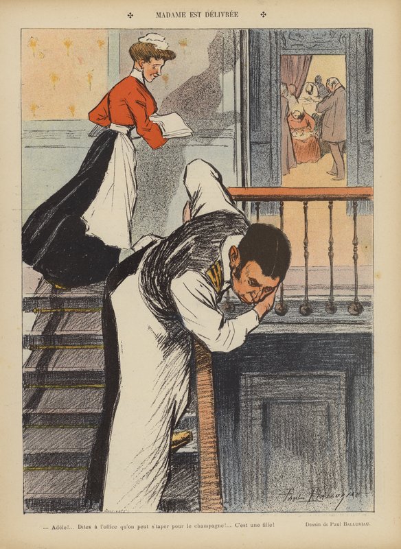 Illustration for Le Rire by Paul Balluriau