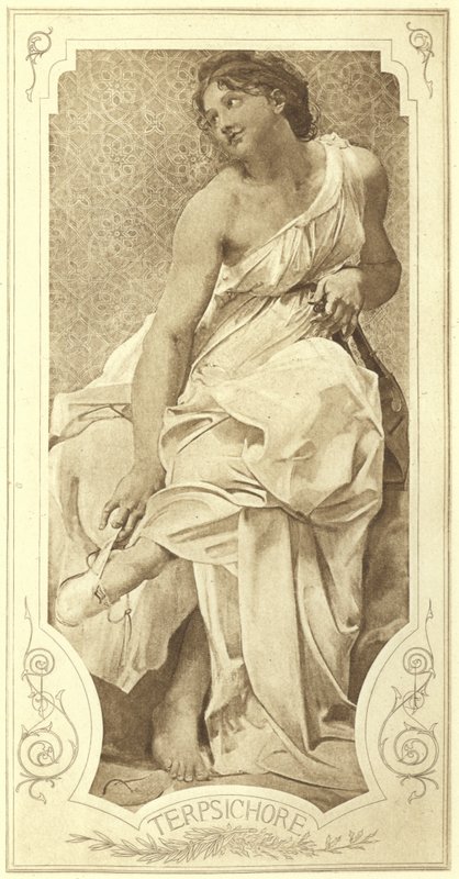 Terpsichore, Muse of the Choral Dance by Paul Baudry