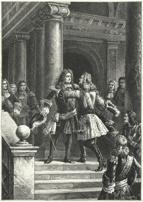 Marshal Villars and Prince Eugene of Savoy meeting to negotiate the Treaty of Rastatt by Paul Dominique Philippoteaux