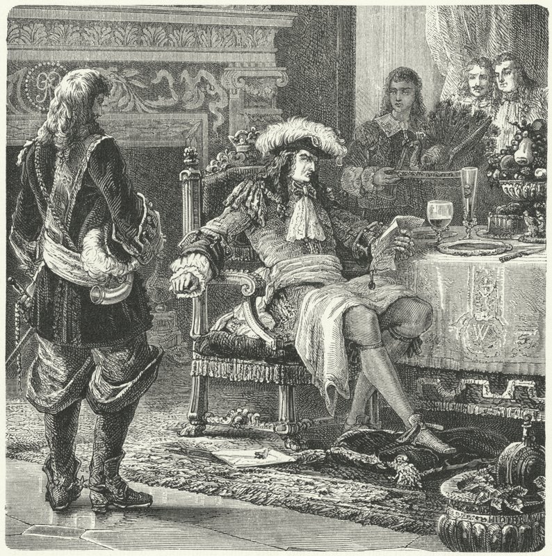 William of Orange receiving the news of the birth of the Prince of Wales by Paul Dominique Philippoteaux