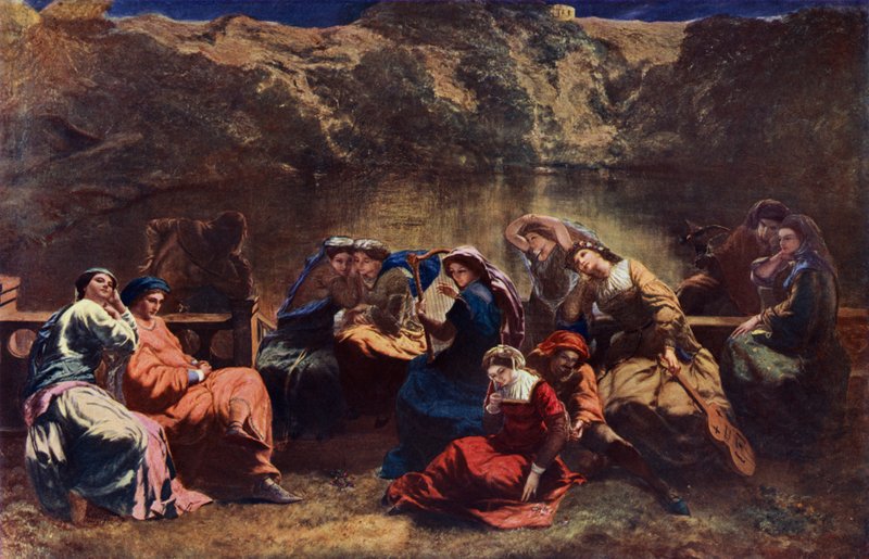 The Seventh Day of the Decameron by Paul Falconer Poole