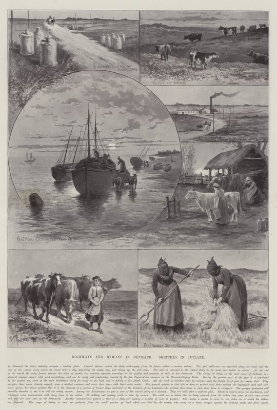 Highways and Byways in Denmark, Sketches in Jutland by Paul Frenzeny