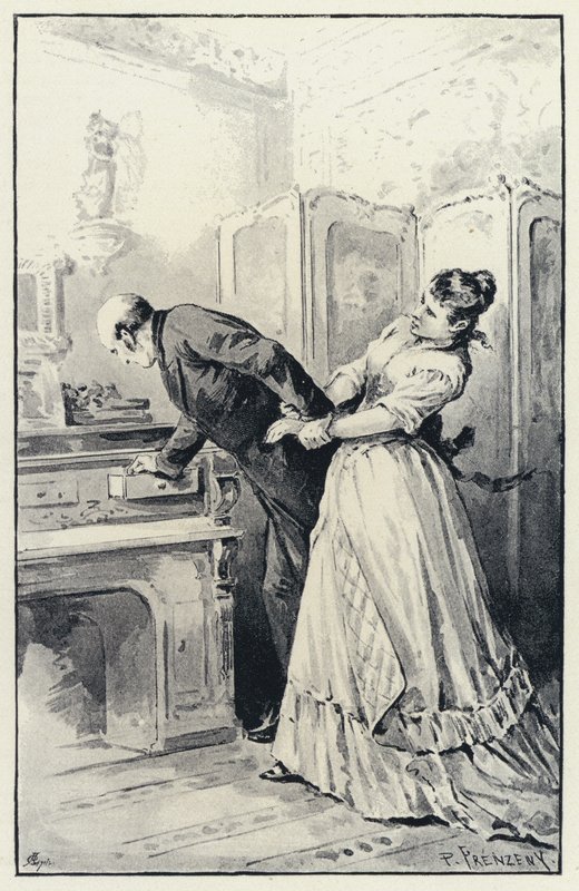 Illustration for Anna Karenina: Karenina takes possession of his wife