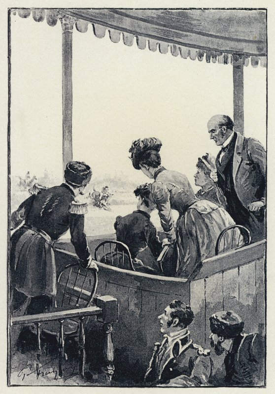 Illustration for Anna Karenina: The Race by Paul Frenzeny