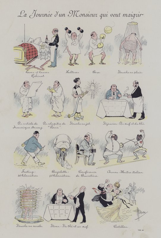 The Day of a Gentleman Who Wants to Lose Weight by Paul Guillaume