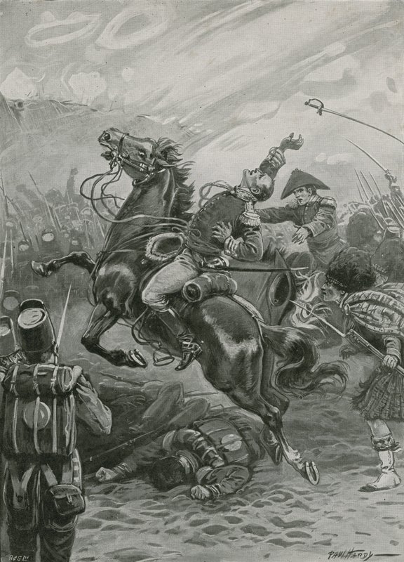 Death of Sir Edward Pakenham at the Battle of New Orleans by Paul Hardy