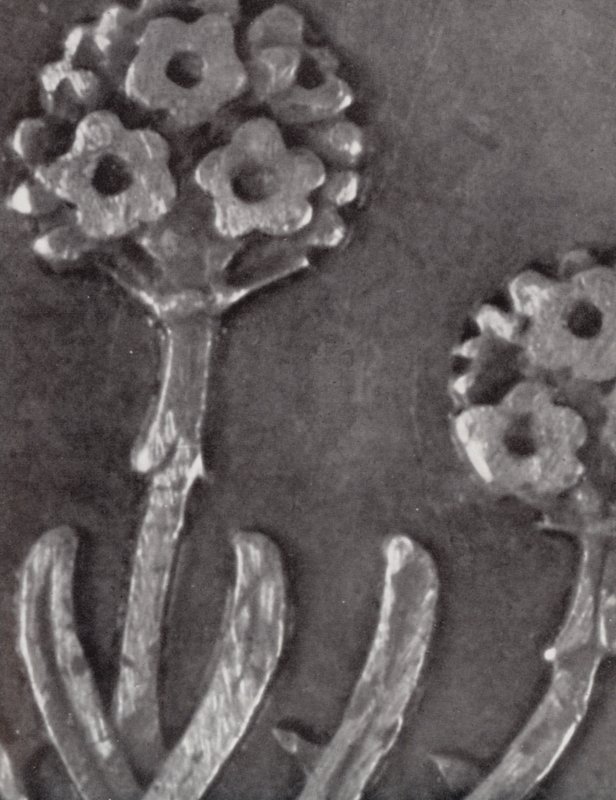 Detail of a threepenny coin by Paul Henning