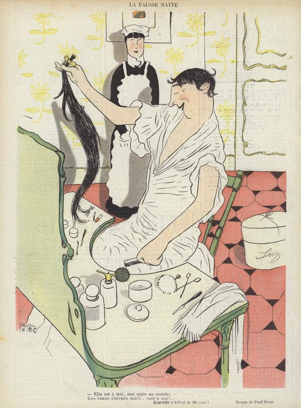 Illustration for Le Rire by Paul Iribe
