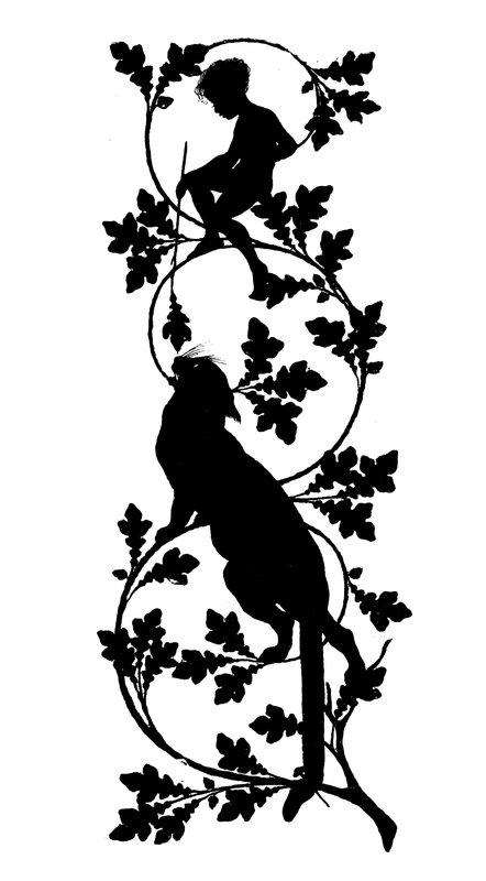 Silhouette for Puks Natlige Bedrifter by Paul Konewka
