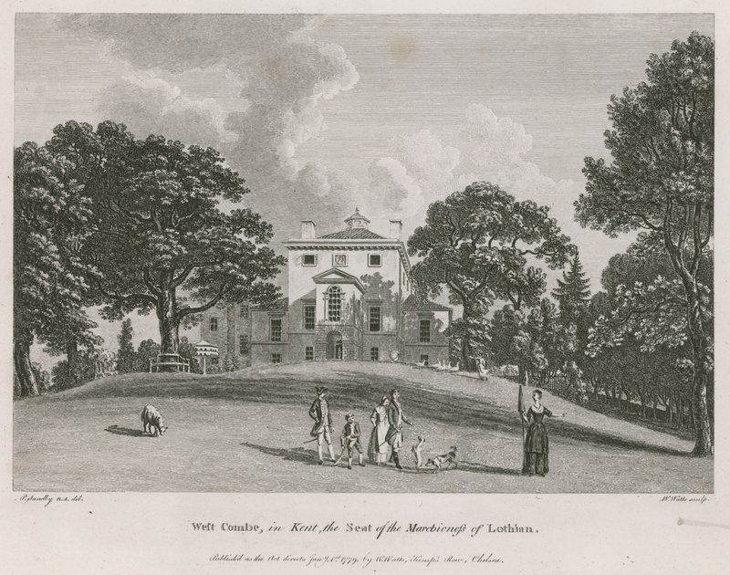 West Combe, in Kent, the Seat of the Marchioness of Lothian by Paul Sandby