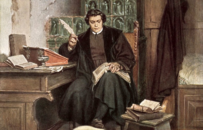 Martin Luther, May 1521 to March 1522 by Friedrich Paul Thumann