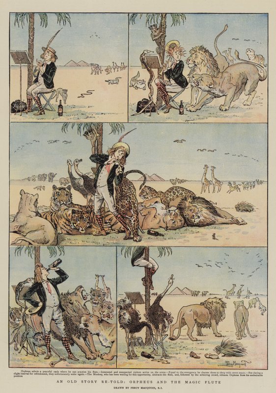 An Old Story Re-told, Orpheus and the Magic Flute by Percy Macquoid