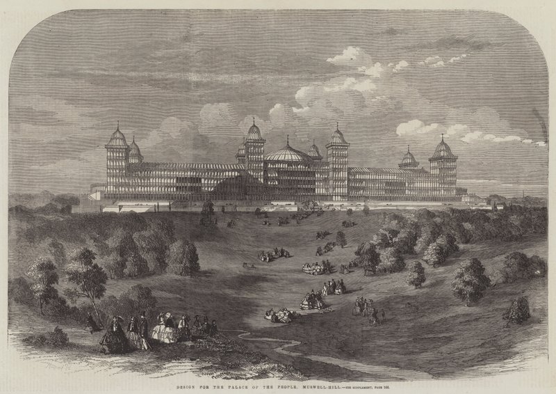 Design for the Palace of the People, Muswell-Hill by Percy Macquoid