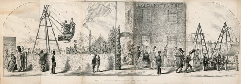 April 24, Sunday Afternoon, Primrose Tavern, Chalk Farm by Percy Cruikshank