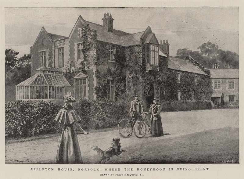 Appleton House, Norfolk, where the Honeymoon is being spent by Percy Macquoid