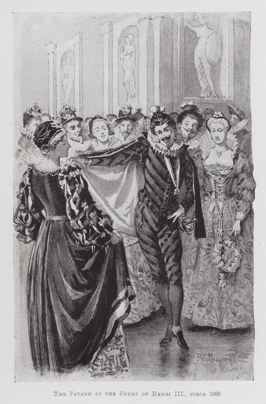 Dancing: The Pavane at the Court of Henri III, circa 1580 by Percy Macquoid