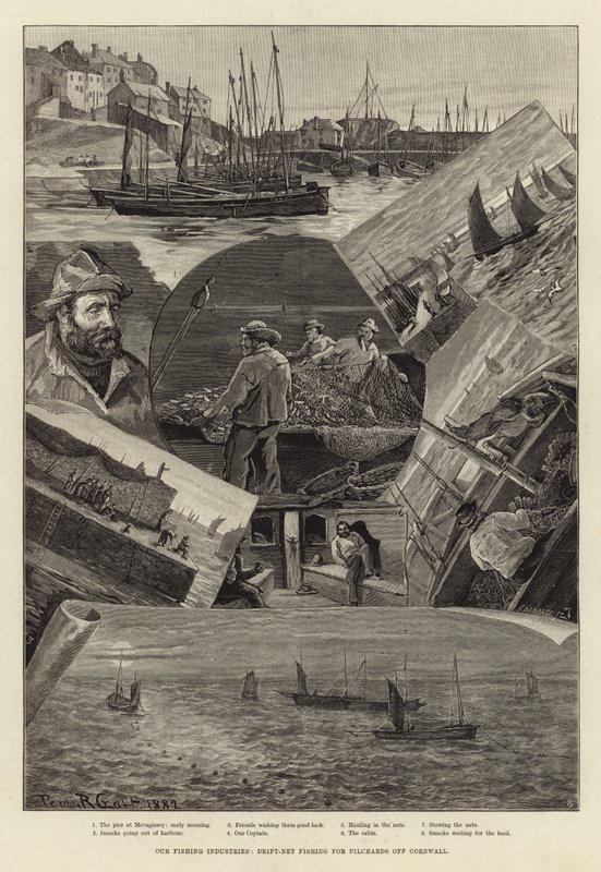 Our Fishing Industries: Drift-Net Fishing for Pilchards off Cornwall by Percy Robert Craft