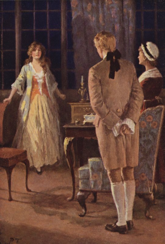 Illustration for Wuthering Heights by Emily Bronte by Percy Tarrant