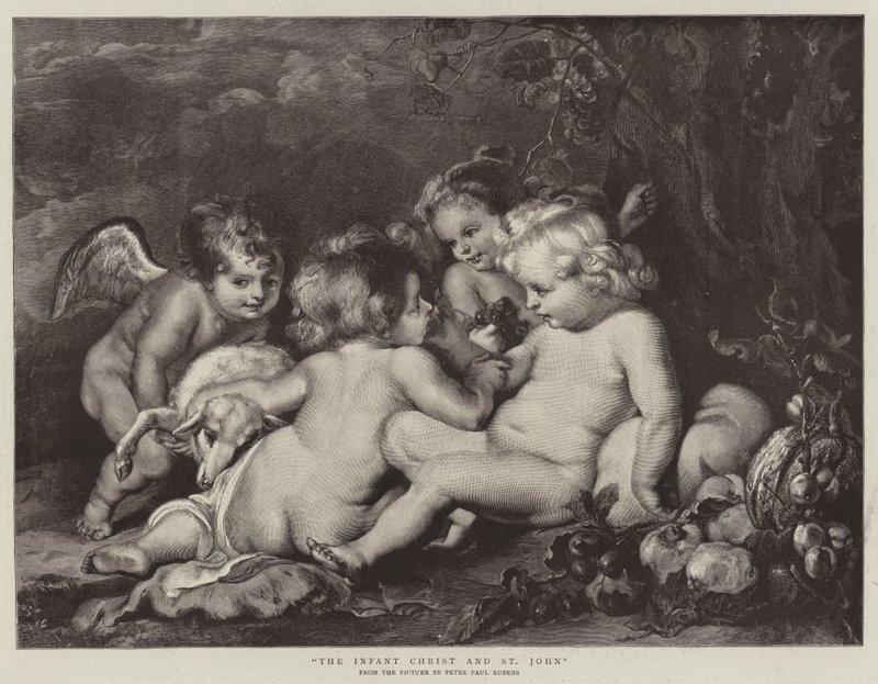 The Infant Christ and St. John by Peter Paul Rubens