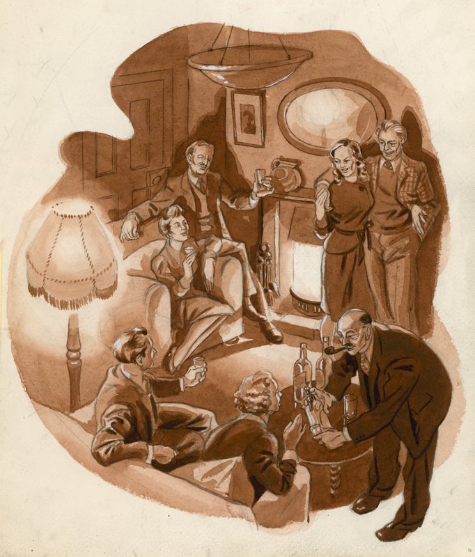 1950s domestic scene by Peter Jackson