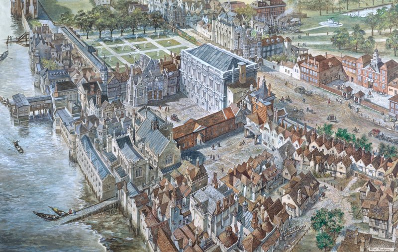 Old London Reconstructed: The Palace of Whitehall by Peter Jackson