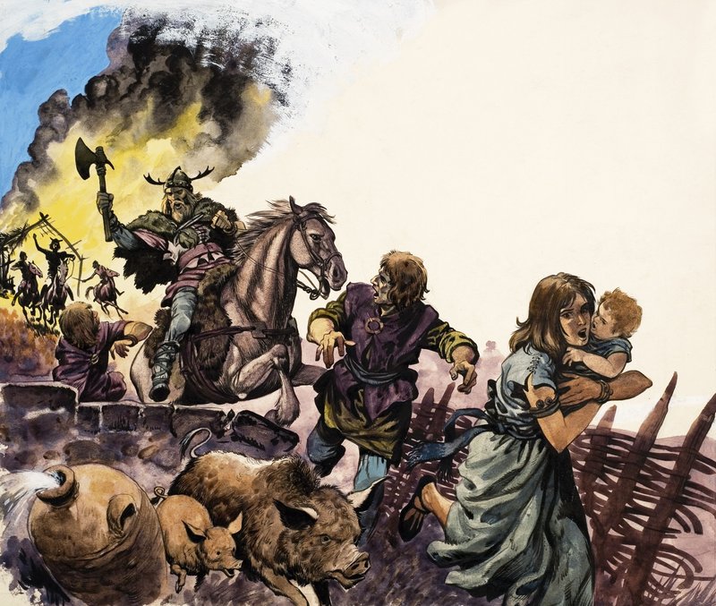 Saxon Raiders by Peter Jackson