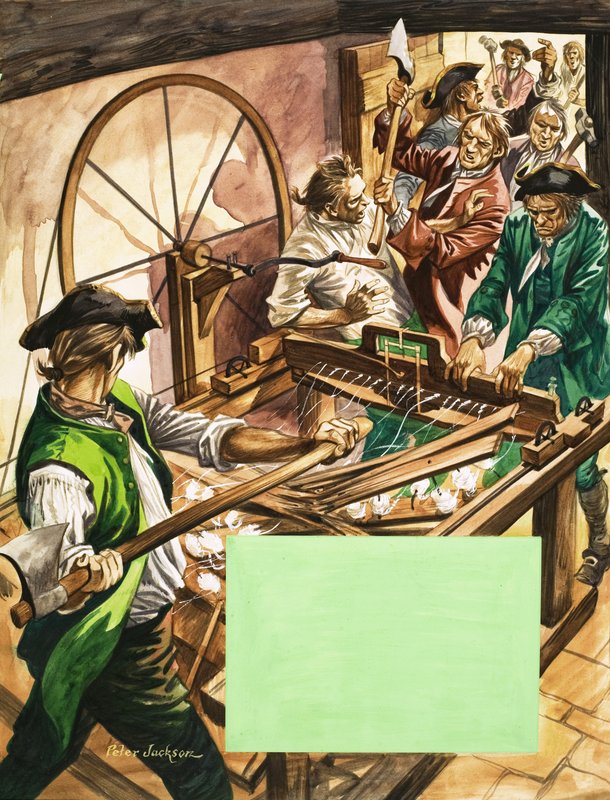 The Wonderful Story of Britain: The New Spinning Machines by Peter Jackson