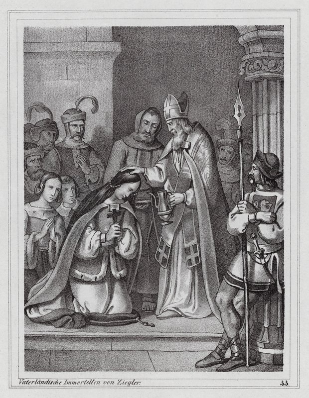 Cyril and Methodius, Byzantine Christian Missionaries, 9th Century by Peter Johann Nepomuk Geiger