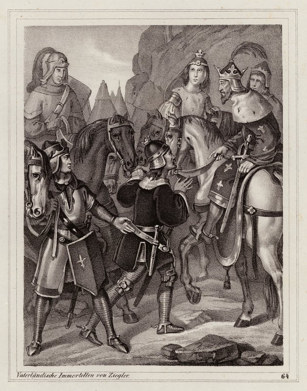 Louis the Pious, King of the Franks and Holy Roman Emperor by Peter Johann Nepomuk Geiger