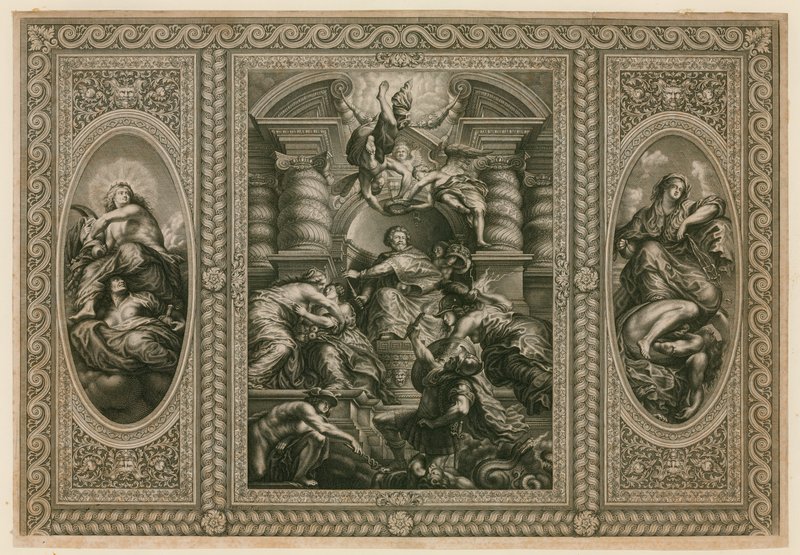 Ceiling of the Banqueting House in Whitehall by Peter Paul Rubens