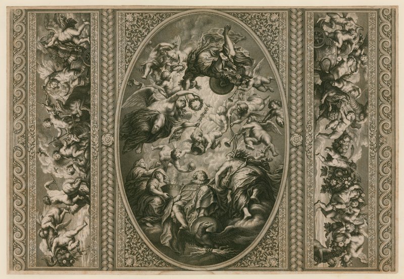 Ceiling of the Banqueting House in Whitehall by Peter Paul Rubens