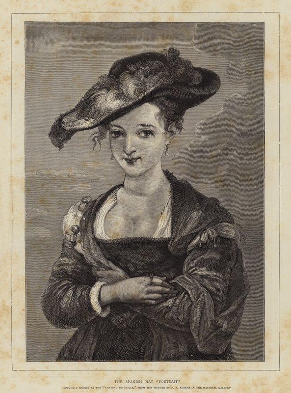 The Spanish Hat Portrait by Peter Paul Rubens