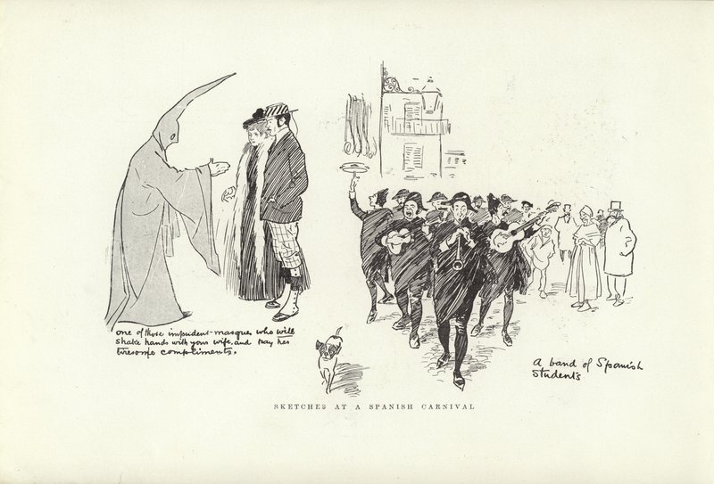 Sketches at a Spanish Carnival by Phil May