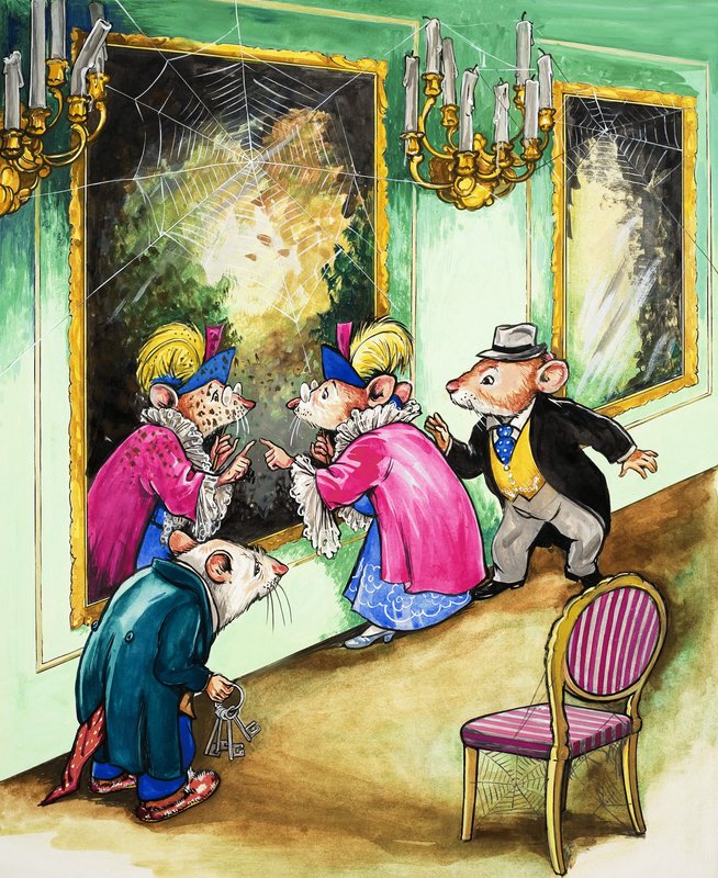 The Town Mouse and the Country Mouse by Philip Mendoza