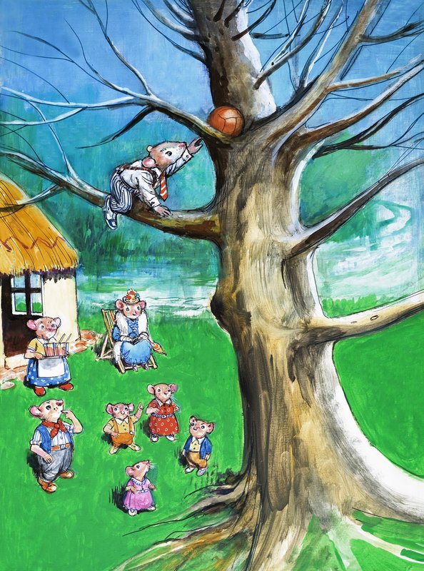 The Town Mouse and the Country Mouse by Philip Mendoza