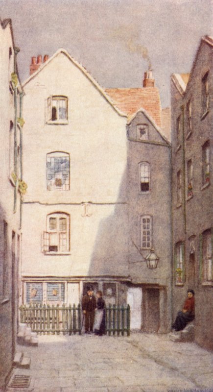 Back of Green Dragon Tavern, St Andrews Hill by Philip Norman