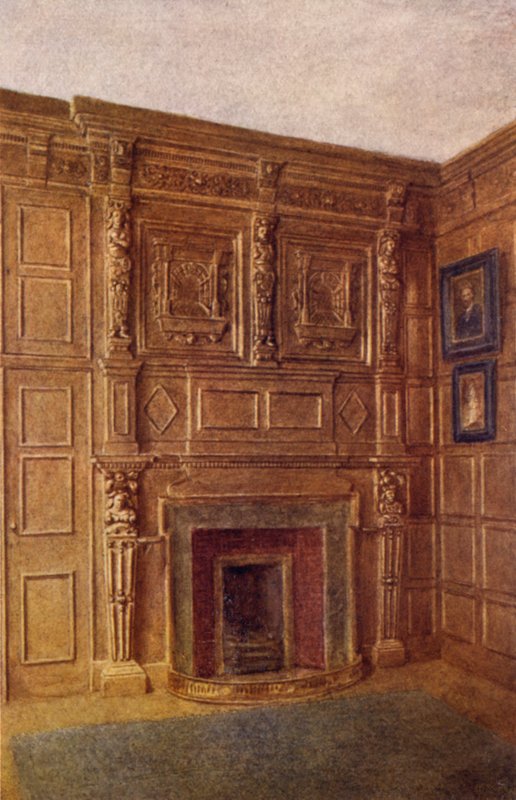 Chimney-piece and part of Room at No 4 Coleman Street by Philip Norman