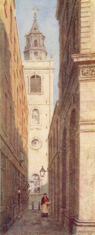 Church of St Michael, Bassishaw, 1897 by Philip Norman