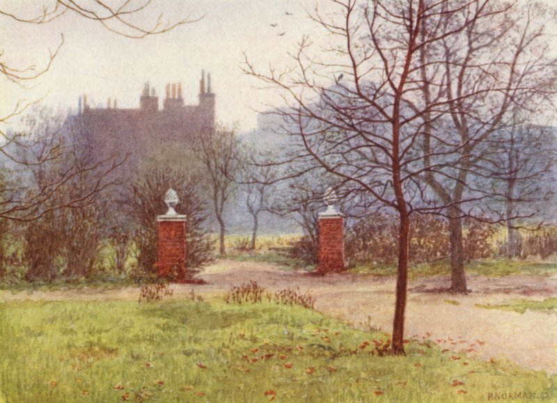 Garden from Scarsdale House, Kensington, 1892 by Philip Norman
