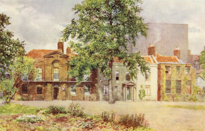 Old Houses on Site of Victoria and Albert Museum, 1899 by Philip Norman