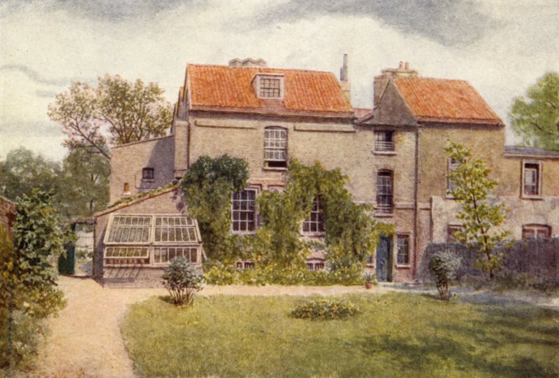 Sandford Manor House from back garden, 1898 by Philip Norman