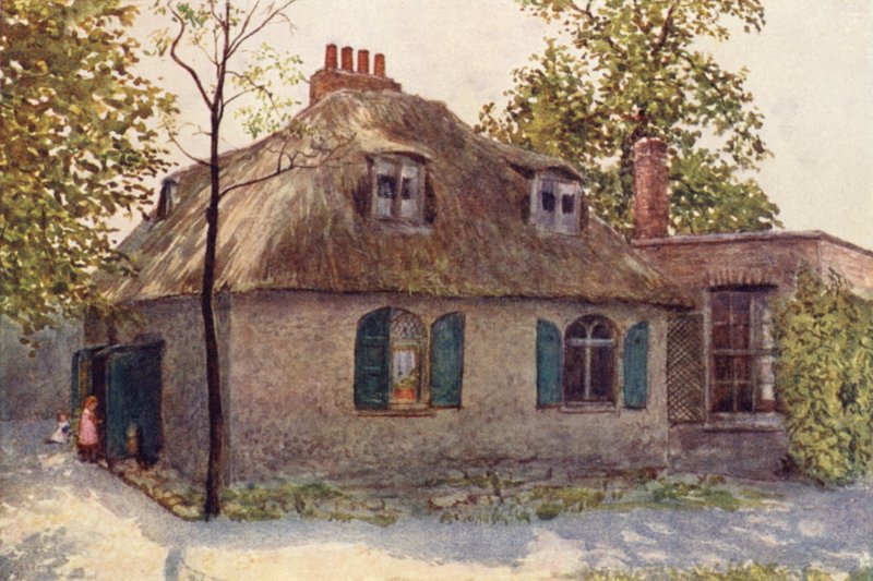 Thatched Cottage near Paddington Green, 1895 by Philip Norman