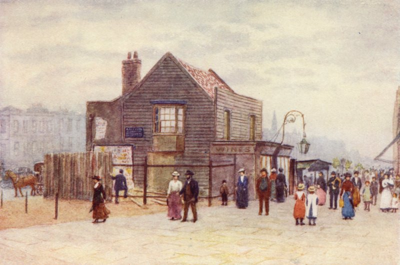 Vine Tavern, Mile End, looking West by Philip Norman