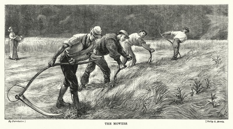 The Mowers by Philip Richard (after) Morris